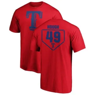 Men's Texas Rangers Charlie Hough Red RBI T-Shirt