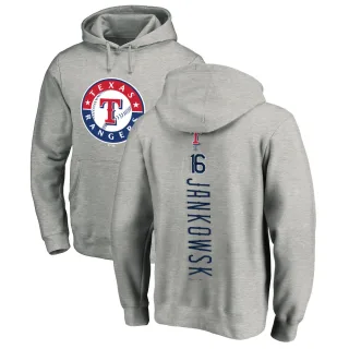  500 LEVEL Travis Jankowski Sweatshirt (Crew Sweatshirt, Small,  Heather Gray) - Travis Jankowski Texas Font : Sports & Outdoors