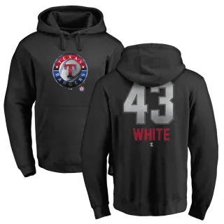 Youth Texas Rangers Owen White White Branded Midnight Mascot Pullover Hoodie - Black